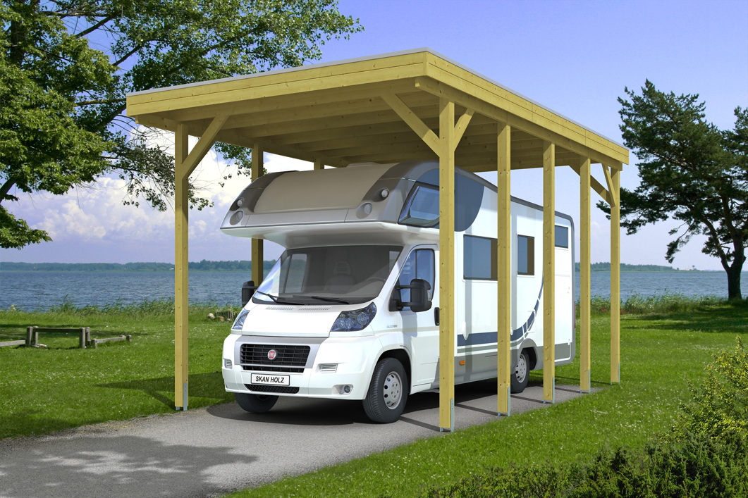 Caravan Carport Bausatz SKANHOLZ Friesland Caravan