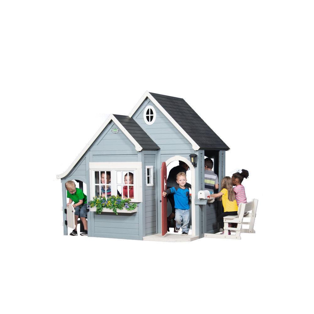 Kinder Spielhaus Spring Cottage Gartenhaus Fur Kinder Holz