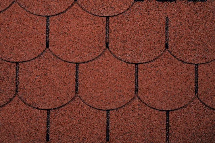 Dachschindeln Biberschwanz rot 3 VE Bitumen Dacheindeckung Gartenhaus Pavillon